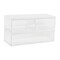 Martha Stewart Brody Clear Plastic Storage Organizer Bins W/ White Engineered Wood Lids, SM-x2/MED-x1 BE-PB3316-WD-3-CL-WH-MS - alternate 8